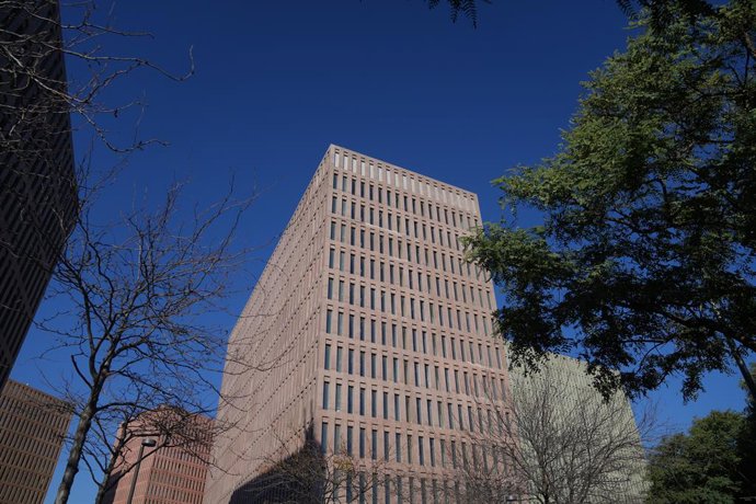 Archivo - Fachada de la Ciutat de la Justícia de Barcelona, a 1 de diciembre de 2025, en Barcelona, Catalunya (España).