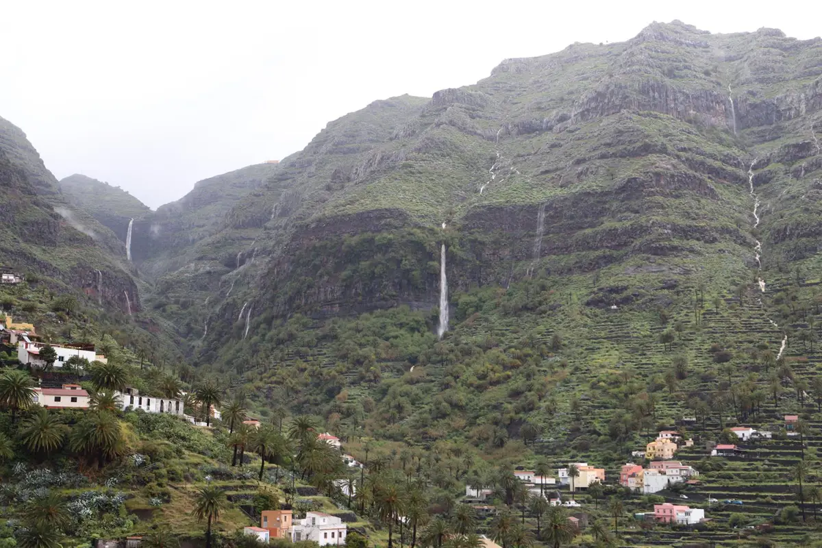 Lluvias en Valle Gran Rey
