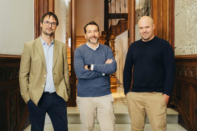 De izda a dcha: Óscar Barba, David Conde y Juan Carlos López