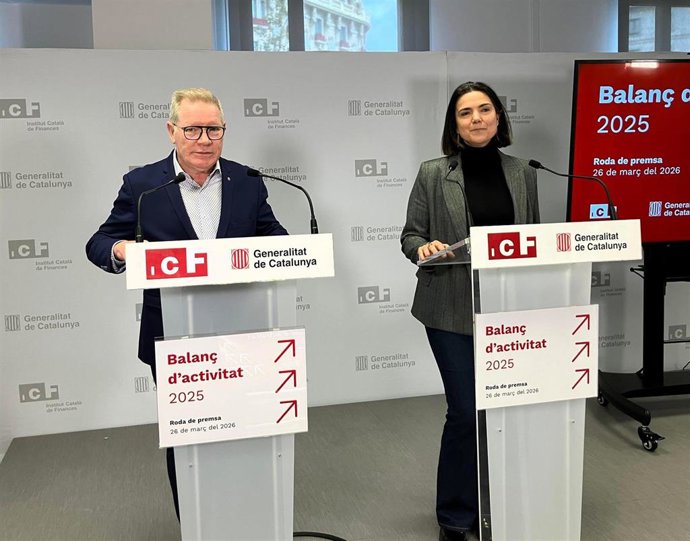 El presidente de la junta de gobierno del ICF, Juli Fernández, y la consejera delegada, Vanessa Servera