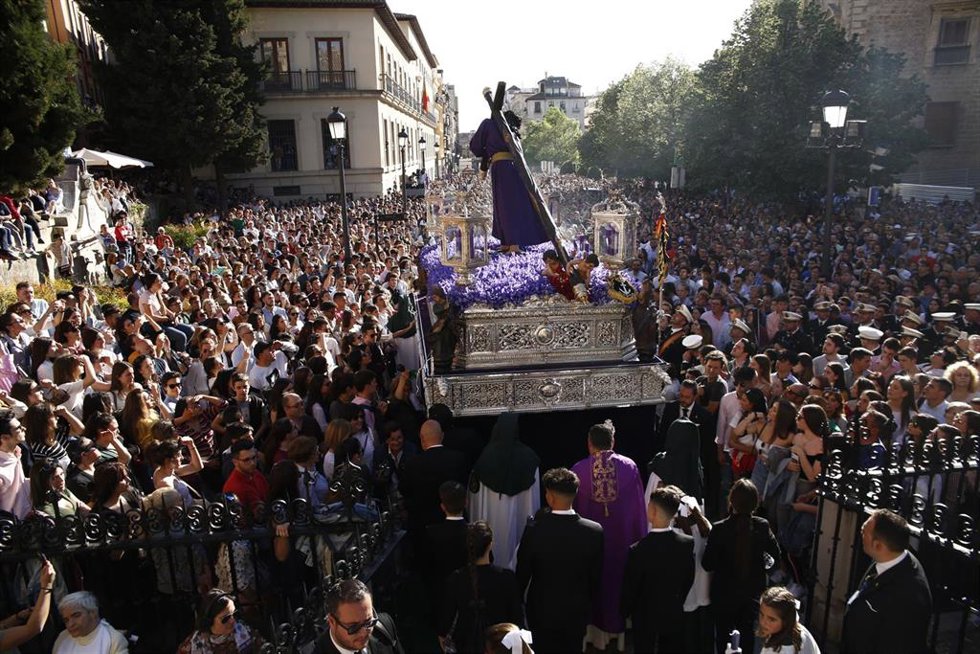 Archivo - Procesión de Nuestro Padre Jesús del Gran Poder. Imagen de archivo. 