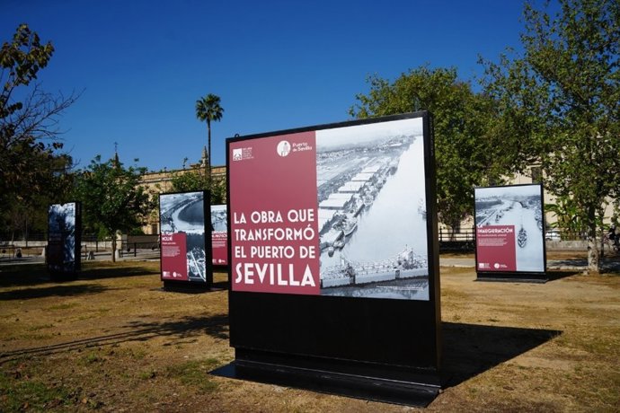 Exposición 'La obra que transformó el Puerto de Sevilla' en homenaje a los 100 años de la inauguración de la Corta de Tablada y del Puente de Alfonso XIII