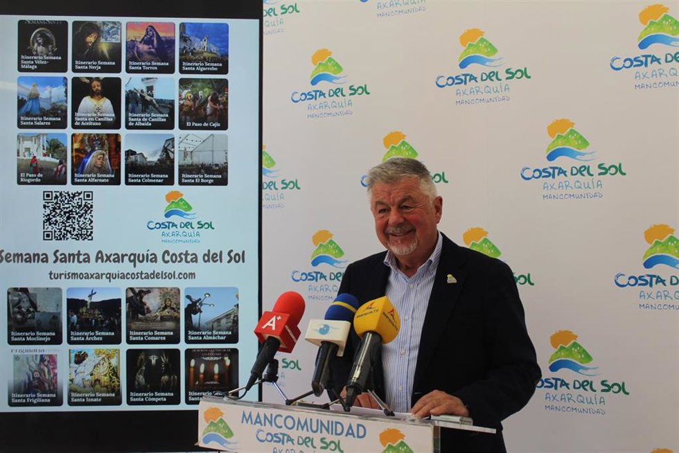 Imagen del presidente de la Mancomunidad de Municipios de la Costa del Sol Axarquía, Jorge Martín.