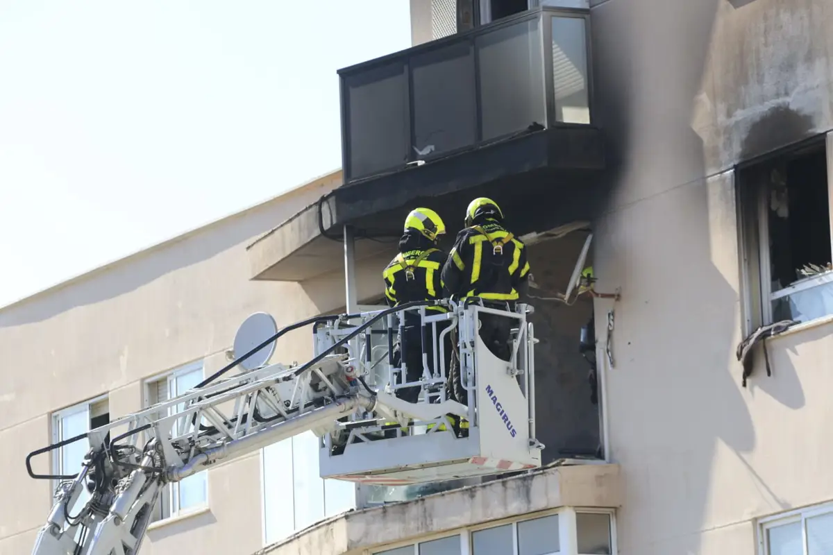 Vivienda de Algeciras afectada por la explosión de gas. - NONO RICO / EUROPA PRESS