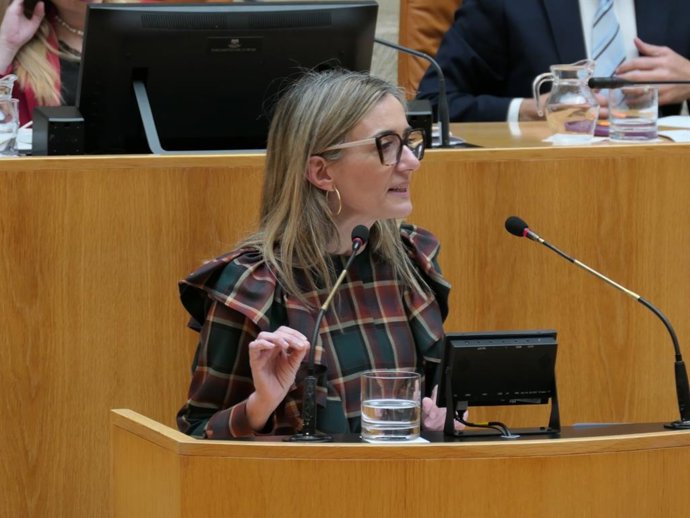 La portavoz del PP, Cristina Maiso