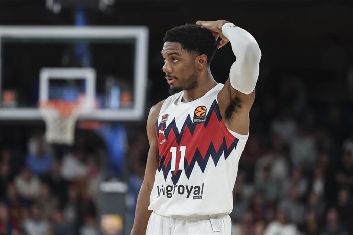 Archivo - Trent Forrest durante un partido del Kosner Baskonia