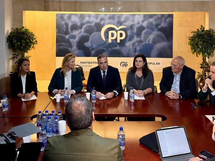 La portavoz de Vivienda del Grupo Popular en el Senado, Paloma Martín, participa en un encuentro de trabajo en Las Palmas de Gran Canaria