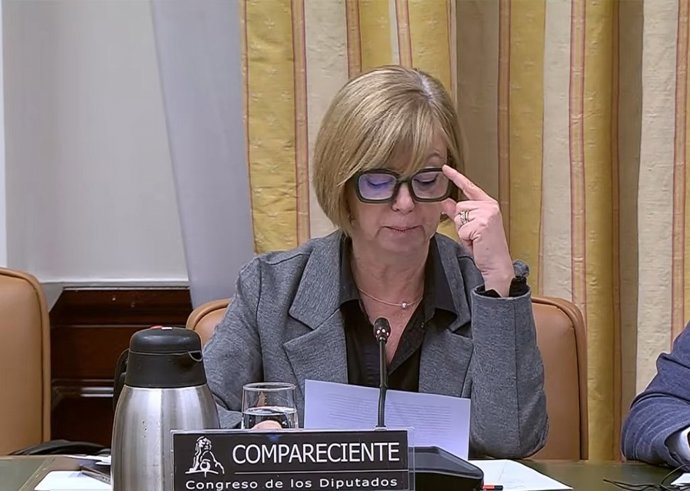 A directora de l'Autoritat Catalana de Protecció de Dades (Apdcat), Meritxell Borràs, en el Congreso de los Diputados