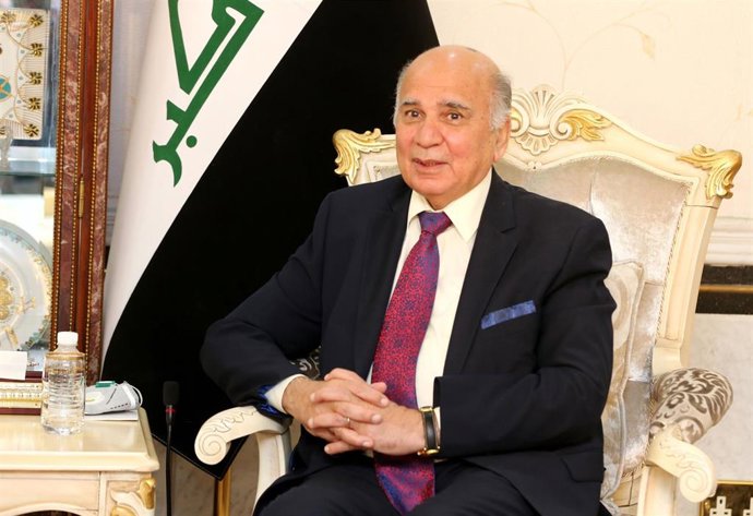 Archivo - El ministro de Exteriores de Irak, Fuad Mohamed Husein 
