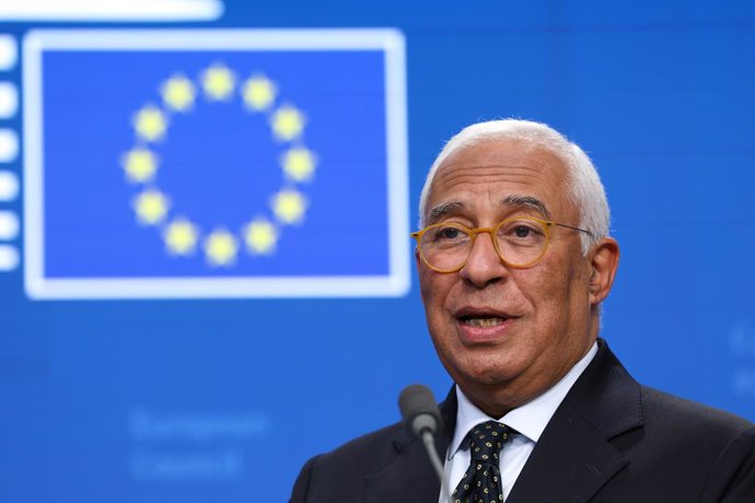 Archivo - BRUSSELS, Jan. 23, 2026  -- European Council President Antonio Costa attends a press conference after an emergency summit held in Brussels, Belgium, Jan. 23, 2026. The European Union (EU) has serious doubts about the Board of Peace proposed by t
