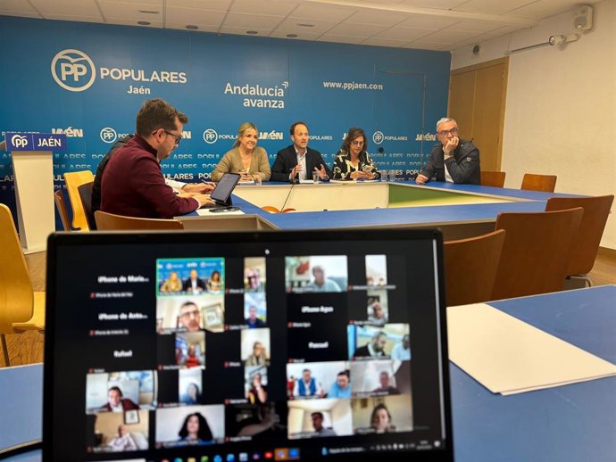Reunión de la Junta Directiva del PP de Jaén.