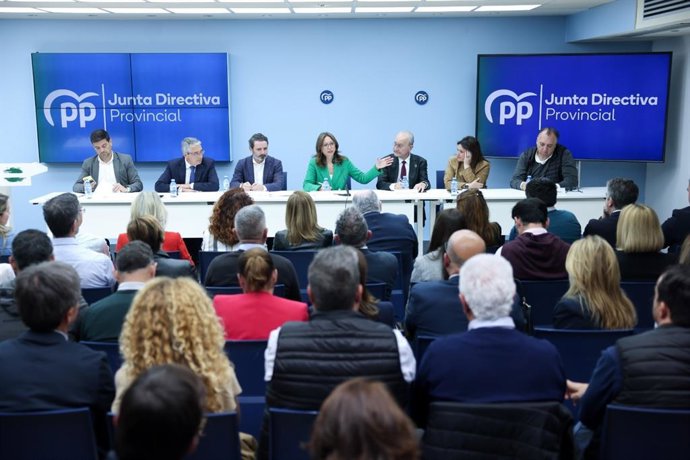 Junta directiva provincial del PP de Málaga.