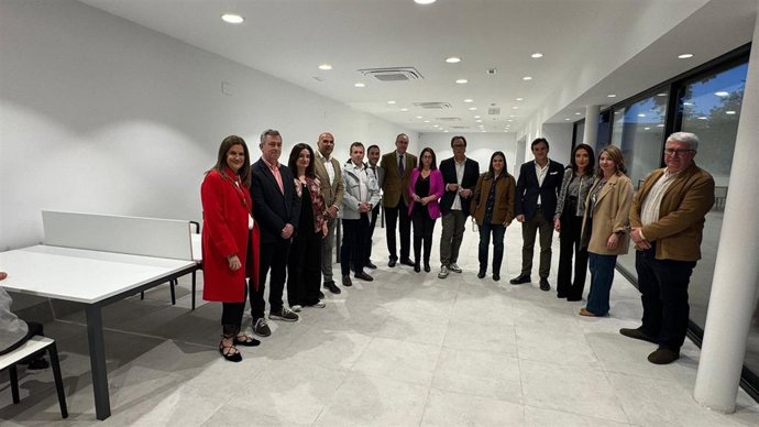 Inauguración de la sala de estudio del edificio del Carmen de la calle Elvin.