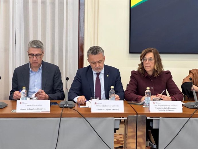 El alcalde de Logroño, Conrado Escobar, ha intervenido esta tarde en Madrid en la reunión de la Comisión Nacional de Administración Local,