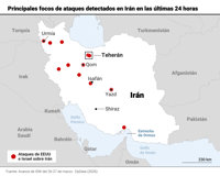 Las autoridades iraníes denuncian dos ataques mortales en zonas residenciales, uno con seis fallecidos