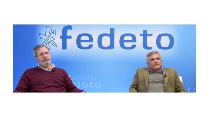 El secretario general de Fedeto, Manuel Madruga, y el presidente de Fedeto, Javier de Antonio Arribas.