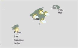 El tiempo hoy, viernes 27 de marzo, en Baleares.