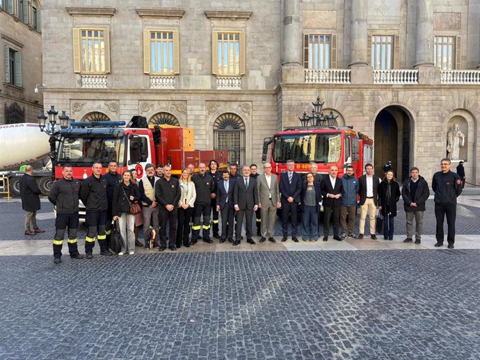 Parte el último convoy humanitario de Bracelona hacia Ucrania