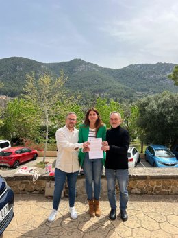 Miembros del grupo socialista en el Ayuntamiento de Andratx.