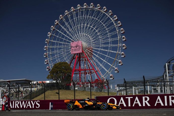El piloto australiano Oscar Piastri (McLaren), en el GP de Japón 2026. 