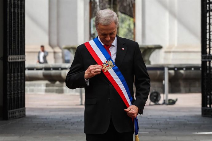 El presidente de Chile, Jose Antonio Kast, durante su toma de posesión en el Palacio de La Moneda.