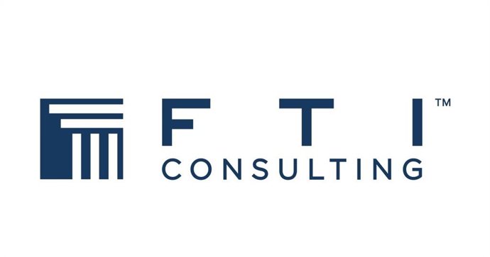 Archivo - Logo de la firma cotizada estadounidense de consultoría y banca de inversión FTI Consulting.