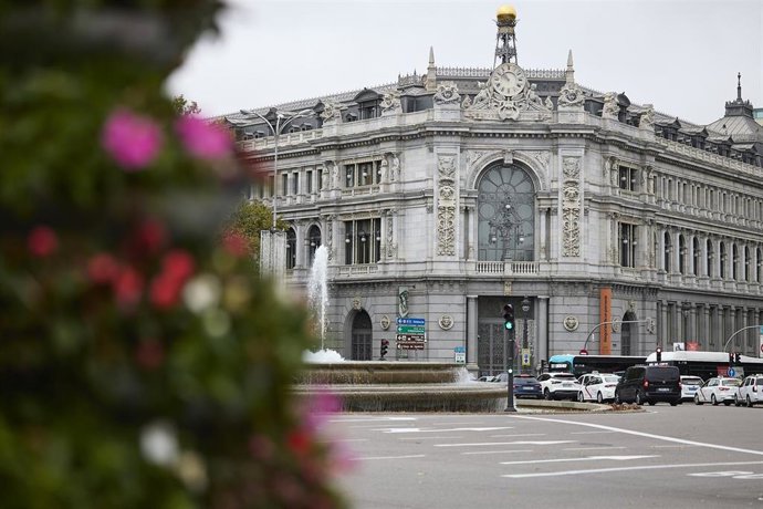 Archivo - Fachada del Banco de España