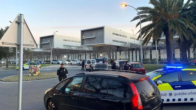 El dispositiu policial conjunt a Reus (Tarragona)