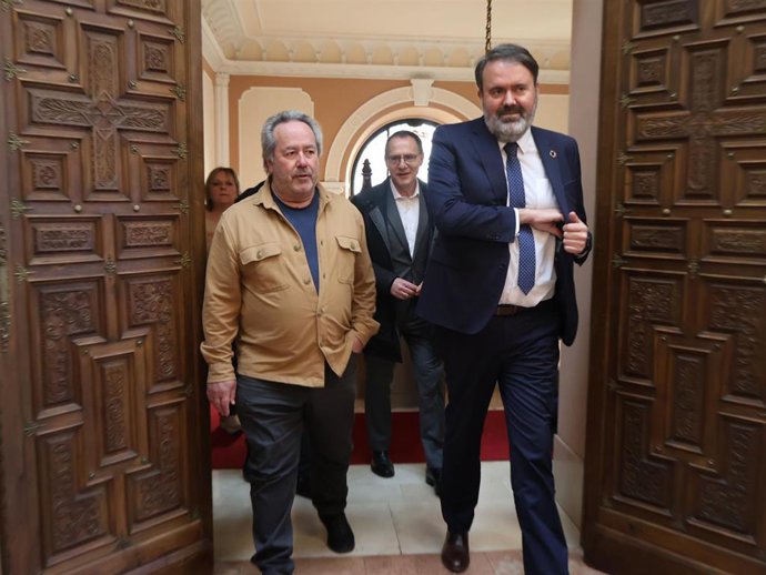 El alcalde de Zamora, Francisco Guarido, y el secretario de Estado de Juventud e Infancia, Rubén Pérez.