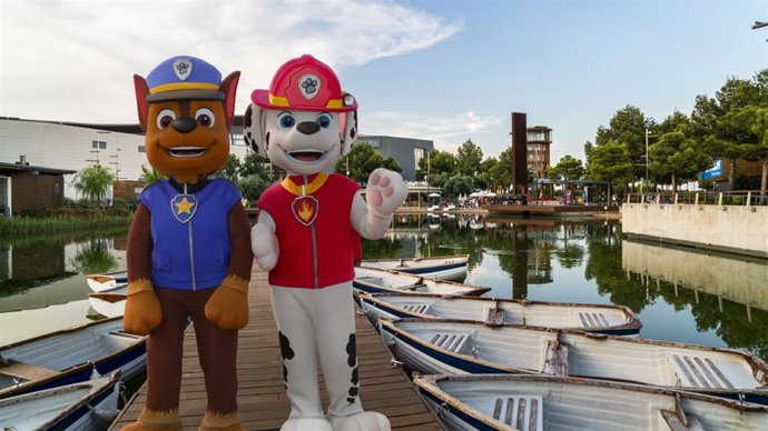 Archivo - Los personajes de 'La Patrulla Canina' estatán hasta el 6 de abril en Puerto Venecia.