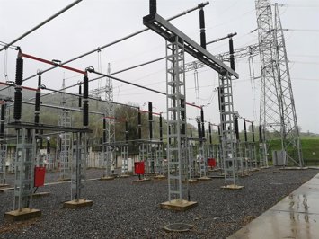 Obras de ampliación de la subestación de Adrall
