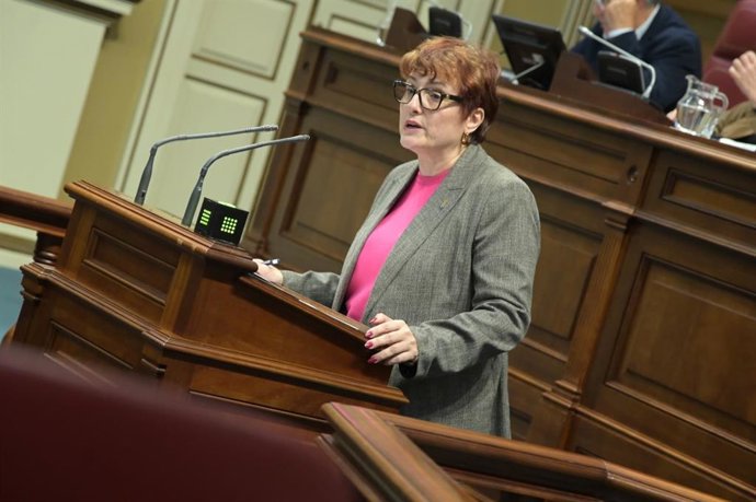 La consejera de Bienestar Social del Gobierno de Canarias, Candelaria Delgado