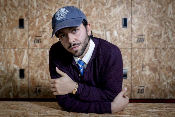 El guitarrista Yerai Cortés en una entrevista con Europa Press el 11 de mazo de 2026, en las oficinas de Sony Music en Madrid