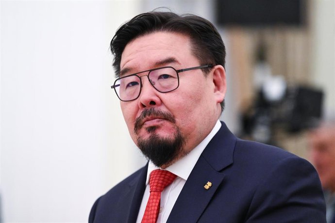 Archivo - El primer ministro de Mongolia, Gombojavin Zandanshatar.