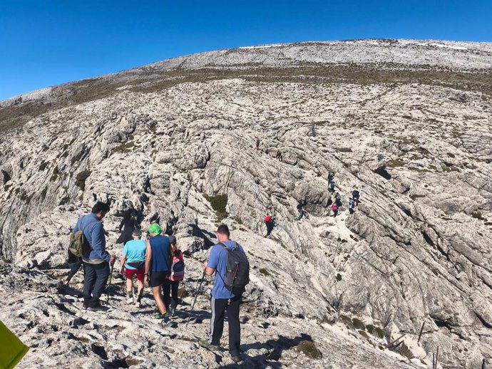 Participantes del programa Invierno Joven, que promueve la Delegación de Juventud de la Diputación de Málaga