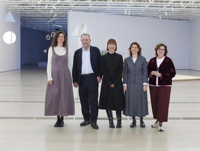 Presentación de la exposición 'Entrelazamientos' de Yuko Mohri en el Centro Botín