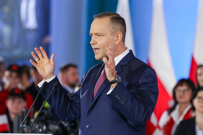 El presidente de Polonia, Karol Nawrocki.