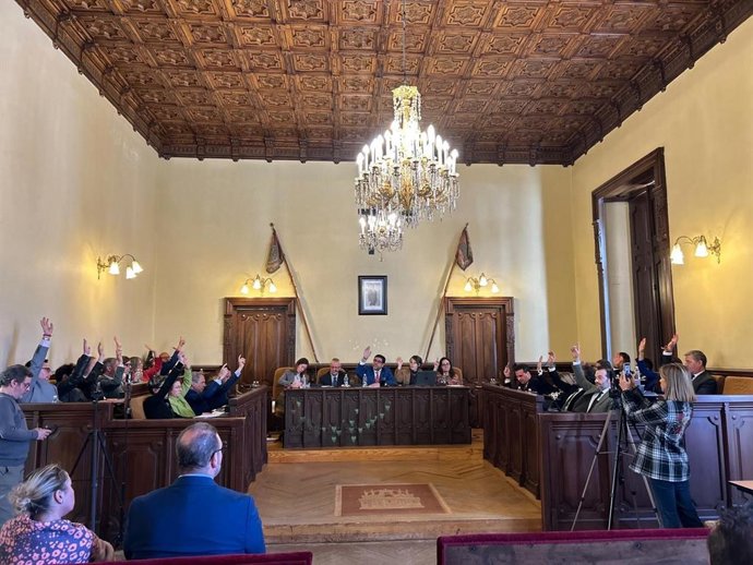 Pleno del Ayuntamiento de Ávila.