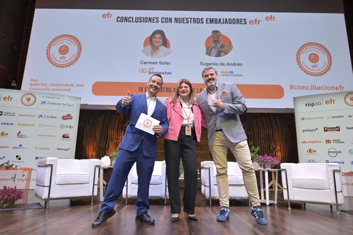 Jorge Palomo, Carmen Soler y Eugenio de Andrés