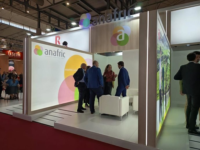 Imagen del stand de Anafric en Alimentaria 2026.