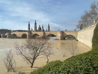 Serrano critica al PSOE por "alarmista" sobre la situación del puente de Piedra de Zaragoza, donde se actuará en breve