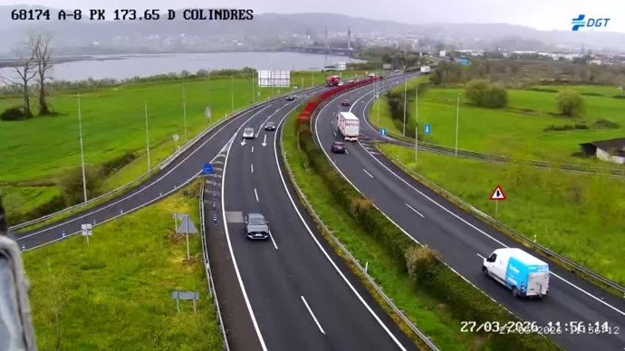 Cámara de la DGT en Cantabria