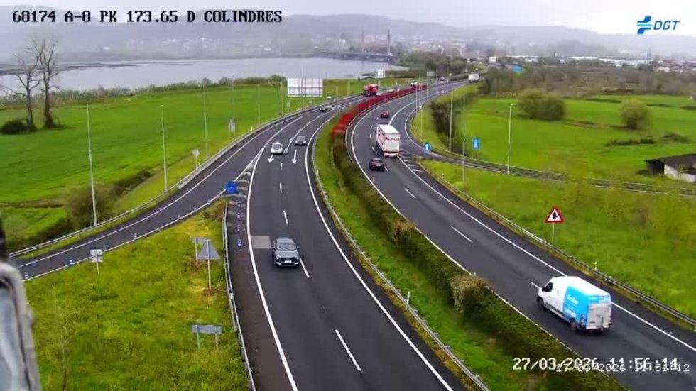 Cámara de la DGT en Cantabria