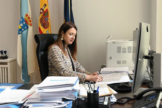 Medio Rural exige al ministerio "mayor compromiso" con el lácteo y la mejora de la ley de la cadena alimentaria La conselleira de Medio Rural, María José Gómez