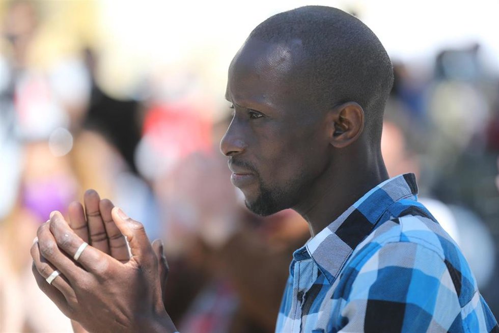 Archivo - El secretario de Antirracismo de Podemos y antiguo diputado en la Asamblea de Madrid, Serigne Mbaye