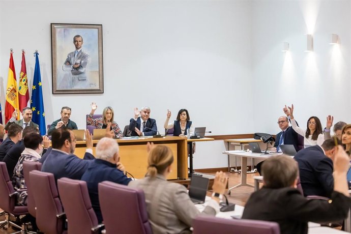 Pleno en el Ayuntamiento de Guadalajara.