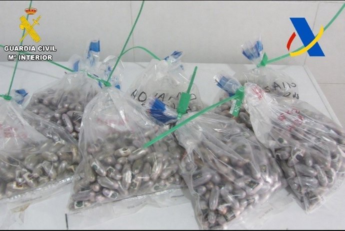 Desarticulada en Melilla una red que traficaba con hachís ingerido en el cuerpo rumbo a Almería