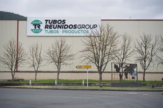 Archivo - Fachada de Tubos Reunidos en Amurrio (Álava)
