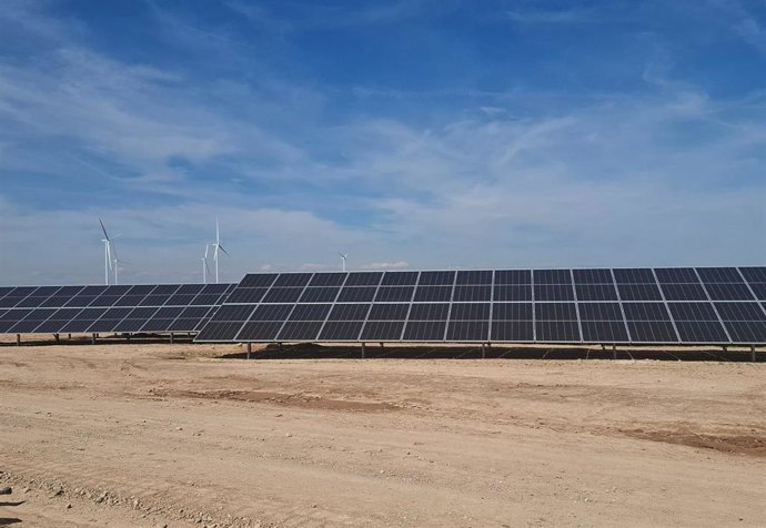 Estación fotovoltaica en Cintruénigo.
