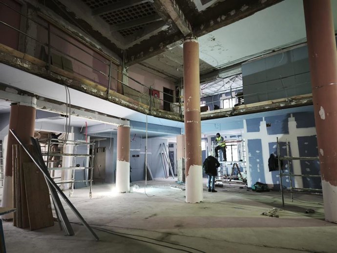 Archivo - Obras  del centro intergeneracional de la antigua estació